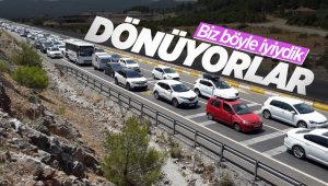 Tatilcilerin dönüş çilesi başladı