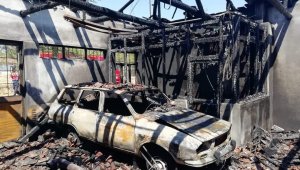 Tekstil atölyesi küle döndü