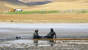 Tuz Gölü ziyaretçilerin gözde mekanı oldu