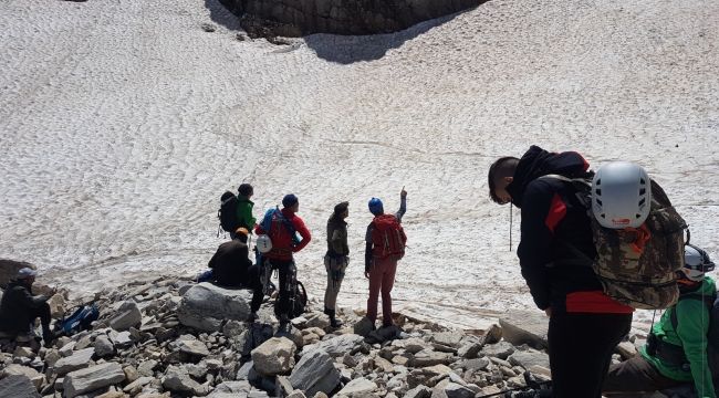 Uludağ'da nefes kesen tırmanış