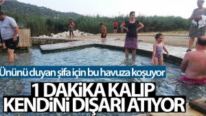 Ününü duyan şifa için bu havuza koşuyor