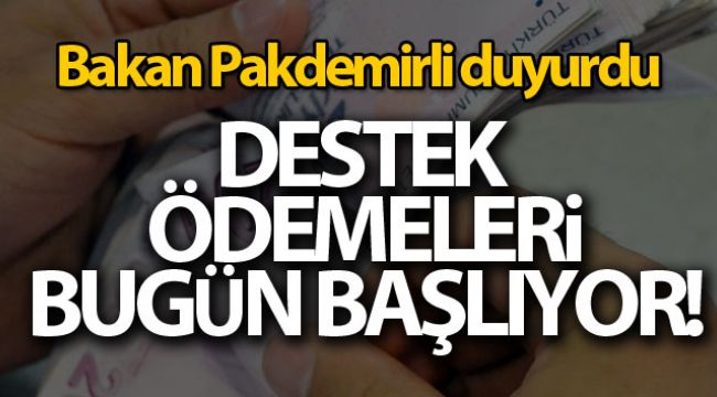 Üreticilere 420 milyon liralık destek ödemeleri başlıyor