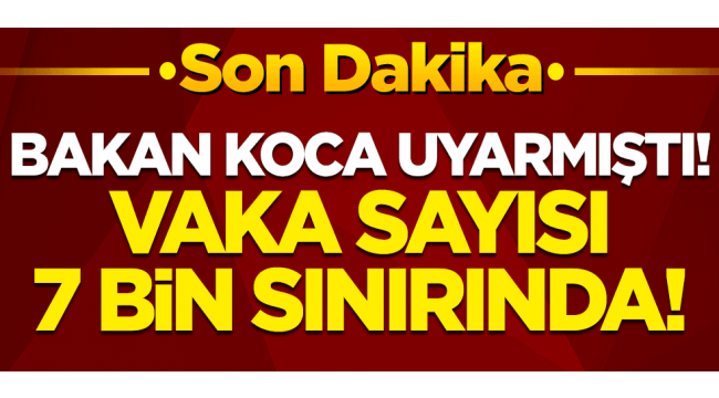 Vaka sayısında artış hızı düşmedi