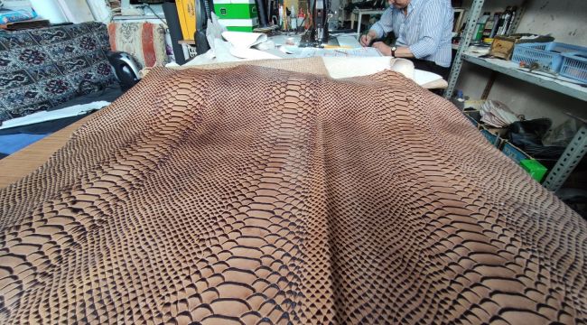 Yılan derisi ayakkabılar 4 bin liraya alıcı buluyor