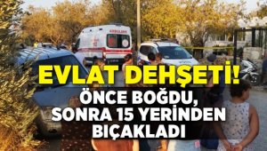 Annesini 15 kez bıçakladı