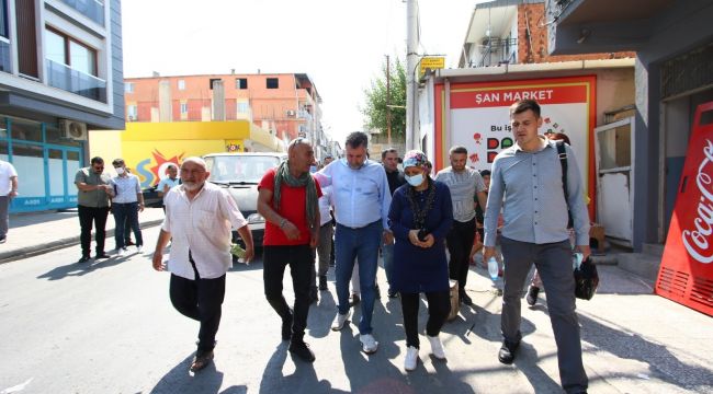 Başkan Sandal, sorunları dinledi