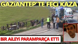 Bir aileyi paramparça eden kaza