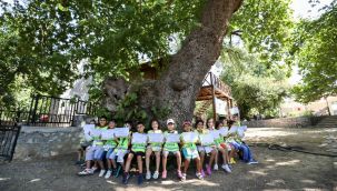 Buca'nın minikleri doğa kampında 