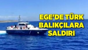 Ege'de Türk balıkçılara Yunan mermisi