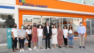 Gaziemir'in "İyilik Merkezi" Sosyal Market 1 yaşında