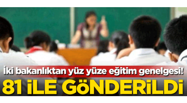 İl Milli Eğitim Müdürlükleri'ne korona rehberi gönderildi