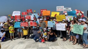 İzmirli depremzedelerden 'emsal artışı' eylemi