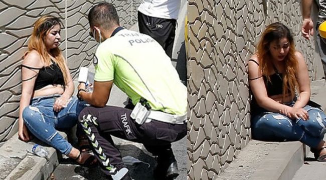 Kadın turist kriz geçirdi