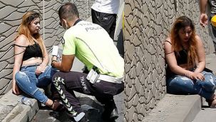 Kadın turist kriz geçirdi