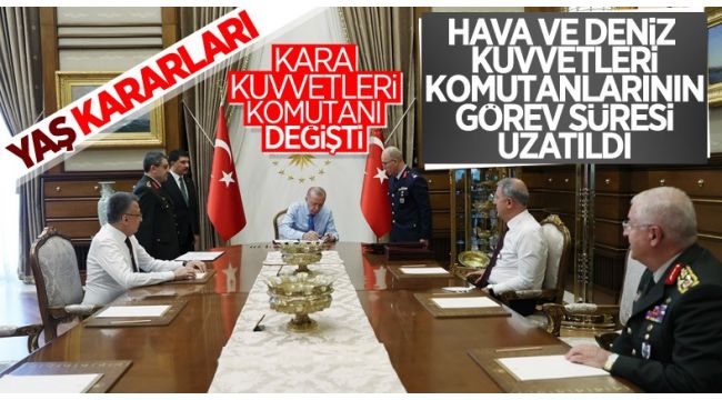 Kara Kuvvetleri Komutanı değişti