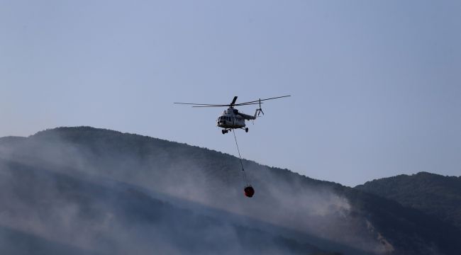 Kazdağları'nda 29 helikopter 4 uçak görevde