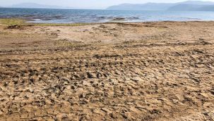 Korkutucu! Gölde çekilme 50 metreyi aştı