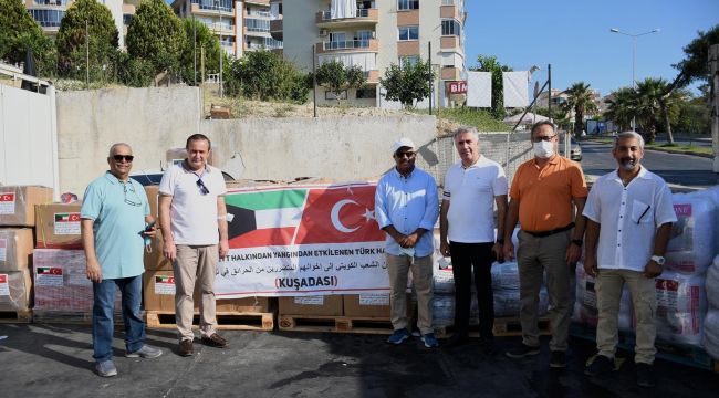 Kuveytlilerden sel mağdurlarına yardım eli