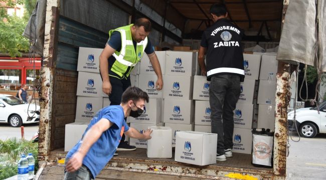 Manisa'dan Muğla'ya yardım eli