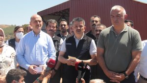 Muğla yangını ile ilgili Bakanlardan ortak açıklama