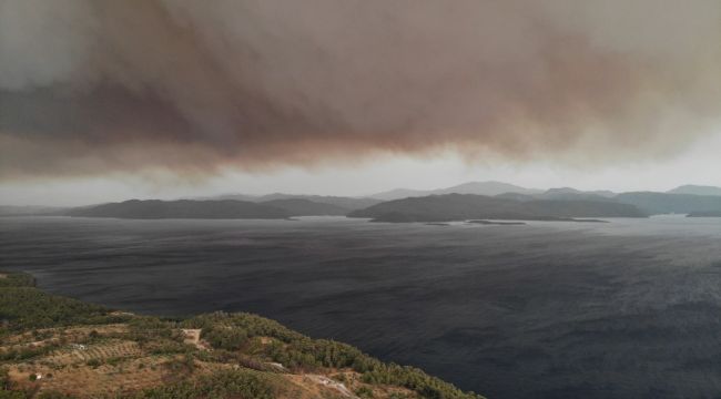 Muğla'da alevler yeniden yükseldi