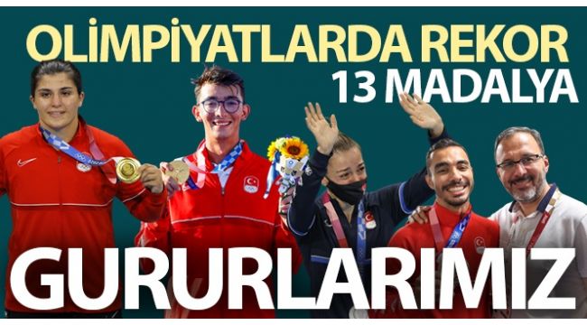 Olimpiyatlarda rekor geldi: 13 madalya