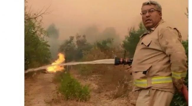 Orman yangını şehidi Yaşar Cinbaş'ın son görüntüleri