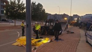 Otomobil takla attı: 3 ölü, 1 yaralı