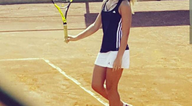 Teniste bu kıza dikkat edin