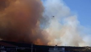 Urla'daki yangın kontrol altında