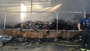 Yanan sirke fabrikasında maddi hasar 300 bin lira