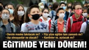Yüz yüze eğitimde merak edilen her şey...