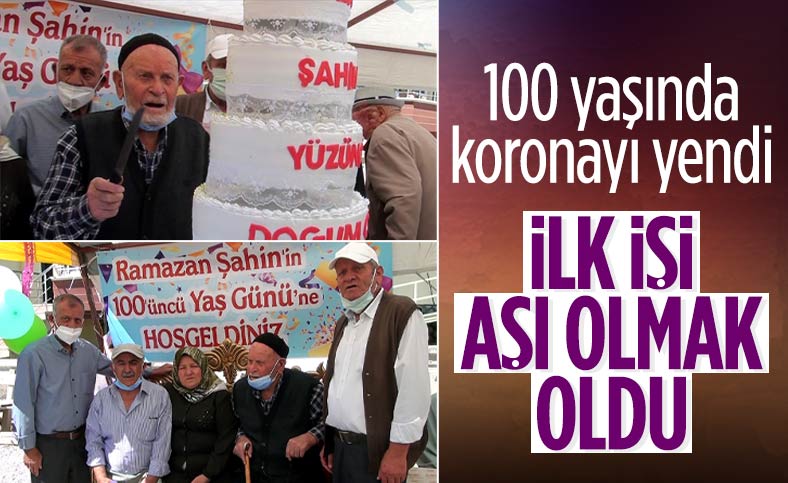 100 yaşında koronavirüsü yendi