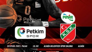 Aliağa Petkim Spor ve Pınar Karşıyaka karşılaşması
