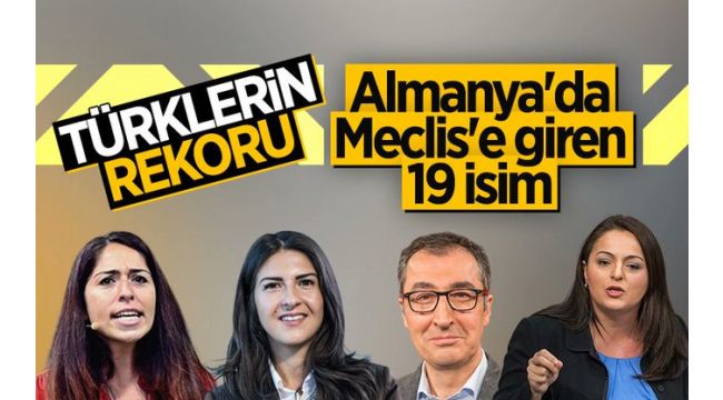 Almanya'da Türk kökenliler en yüksek vekil sayısına ulaştı