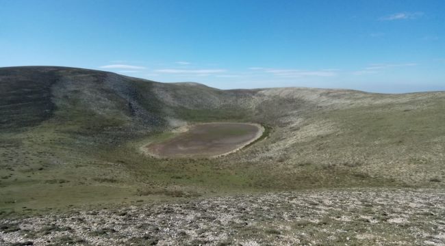 Amasya'nın en yüksek doğal gölü kurudu
