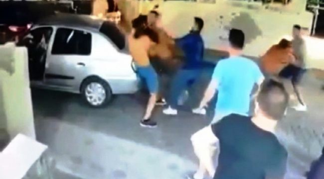 Aydın'daki cinayet anı kameralara yansıdı