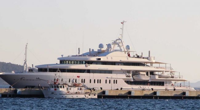 Bodrum'da 118 milyon dolarlık yüzen saray