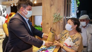 Buca'nın standı fuarda büyük ilgi gördü