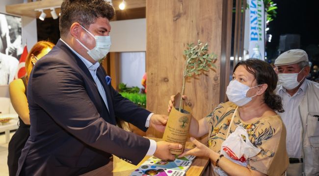 Buca'nın standı fuarda büyük ilgi gördü