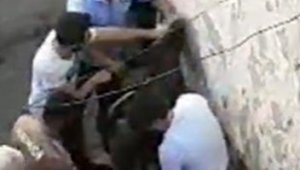 Çarşaflı erkek hırsız damda uyuyakaldı