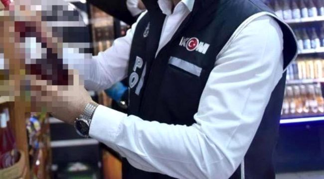 Çeşme'de kaçak içki operasyonu