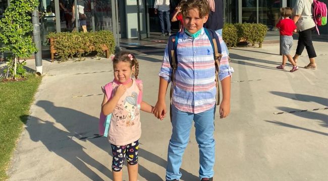 Depremin sembolü Ayda okullu oldu