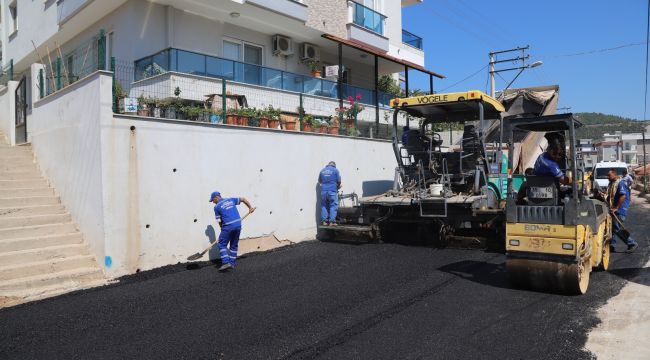 Gümüldür'ün Yolları Asfaltlanıyor