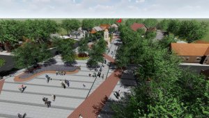 Helvacı Tarihi Kent Meydanı'nda sona yaklaşılıyor