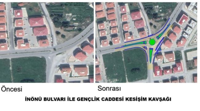 İzmir Büyükşehir Belediyesinden Tire'ye 3 yeni kavşak projesi