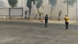 İzmir Otogarı'nda yangın paniği