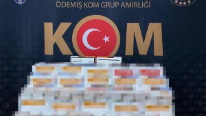 İzmir'de sahte bandrollü binlerce makaron ele geçirildi