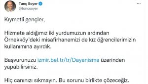 İzmir'de üniversiteli gençler için kampanya 