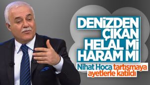 'Kabuklu deniz ürünleri helal mi' açıklaması